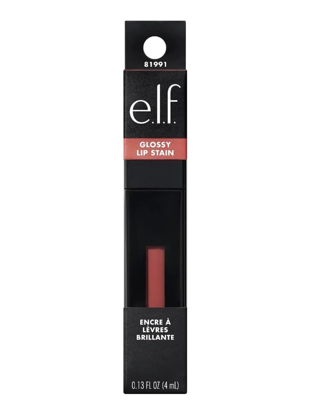 e.l.f. Glossy Long-Lasting, Lightweight Lip Stain, Rose Rizzin